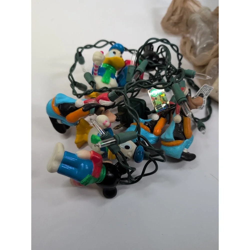 Disney Mickey Unlimited‎ Christmas 7 Light Mickey & Friends Tree Trimmer Set